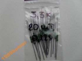 Резистори Резисторы ^/--/^ Резисторы 3,3 /--/ К 0,125 Вт (20 /--/ шт.) ^_^^^ Резистори 3,3 /--/ К 0,125 Вт (20 /--/ шт.) - фото фото фото