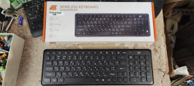 Клавіатури Клавиатуры ^/--/^ Беспроводная клавиатура 2 /--/ E KS /--/ 230 Black № 24030705 ^_^^^ Бездротова клавіатура 2 /--/ E KS /--/ 230 Black No 24030705 - фото фото фото