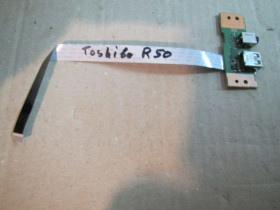 Інші комплектуючі Другие комплектующие ^/--/^ Плата USB+audio ноутбука Toshiba Satellite R /--/ 50 - фото фото фото