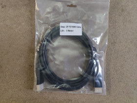 Шлейфи, перехідники Шлейфы, переходники ^/--/^ Кабель DP to HDMI Cable 3 /--/ m № 251010100 ^_^^^ Кабель HDMI 3 /--/ м No 251010100 - фото фото фото
