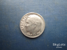 Обігові Обиходные ^/--/^ Монета 1 дайм 10 центів США 1969 D ^_^^^ Монета 1 дайм 10 центов США 1969 D - фото фото фото