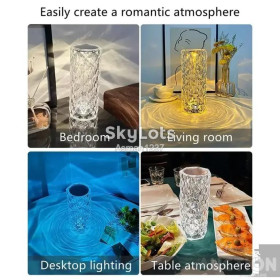 Світильники Светильники ^/--/^ Нічник Crystal Rose Ambience RGB 19.5 ^_^^^ Crystal Rose Ambience 16-цветов - фото фото фото