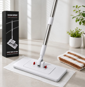 Для чищення і прибирання Для чистки и уборки ^/--/^ Лот Швабра Clean Expert 2 в 1 з розсувною платформою, серветкою та 2 розмірами насадки ^_^^^ Лот Швабра Clean Expert 2 в 1 с раздвижной платформой, салфеткой и 2 размерами насадки - фото фото фото