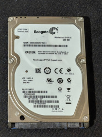 Жорсткі диски Жесткие диски ^/--/^ Жесткий диск Seagate 250 GB sata 2.5 в идеале ^_^^^ Жорсткий диск Seagate 250 GB sata 2.5 в ідеалі - фото