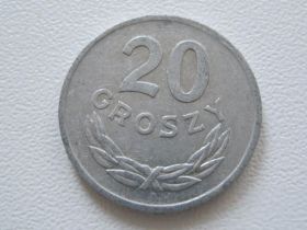 - року - года ^/--/^ Польша 20 грошей 1977 года #14507 ^_^^^ Польща 20 грошей 1977 року #14507 - фото фото фото