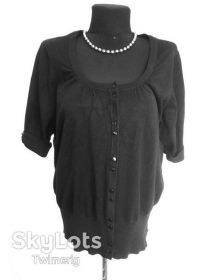 Кофти Кофты ^/--/^ Кофта 52-54 Maurices чёрная c короткими рукавами ^_^^^ Кофта 52-54 Maurices чорна c короткими рукавами - фото фото фото
