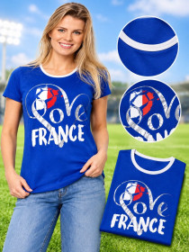 Футболки Футболки ^/--/^ Жіноча стильна футболка LOVE FRANCE ^_^^^ Женская стильная футболка Love France - фото фото фото