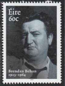 Ірландія Ирландия ^/--/^ Ирландия 2014 ПОЭТ BRENDAN BEHAN ПОЭЗИЯ ТВОРЧЕСТВО КУЛЬТУРА ТРАДИЦИИ НАСЛЕДИЕ SW 2066** MNH $1.17 ^_^^^ Ірландія 2014 ПОЕТ BRENDAN BEHAN ПОЕзія ТВОРЧІСТЬ КУЛЬТУРА ТРАДИЦІЇ НАСЛІДОК 60 /--/ c 1 марка** MNH - фото фото фото