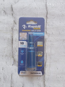 Свердла Сверла ^/--/^ Коронка алмазна RapidE Evolution 18 мм під дриль ^_^^^ Коронка алмазная RapidE Evolution 18 мм под дриль - фото фото фото