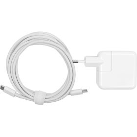 Адаптери живлення Адаптеры питания ^/--/^ Блок питания для ноутбуков PowerPlant APPLE 220 /--/ V, 20 /--/ V 30 /--/ W 1.5 /--/ A (USB Type-C) - фото фото фото