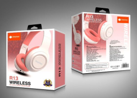 Навушники Наушники ^/--/^ Наушники Bluetooth DEEPBASS R /--/ 13 Розовые ^_^^^ Bluetooth DEEPBASS R /--/ 13 Рожеві - фото фото фото
