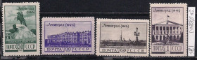 СРСР - СССР - ^/--/^ СССР**,*, 1948 г., распродажа коллекции, архитектура, виды Ленинграда ^_^^^ СРСР, *, 1948 р., розпродаж колекції, архітектура, види Ленінграда - фото фото фото