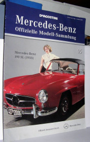 : Закордонні : Зарубежные ^/--/^ 1955 Mercedes-Benz 190 SL  (W /--/ 121) #05 Mercedes-Benz Offizielle Modell-Sammlung ЖУРНАЛ ^_^^^ 1955 Mercedes-Benz 190 SL (W /--/ 121) #05 Mercedes-Benz Offizielle Modell-Sammlung ЖУРНАЛ - фото фото фото