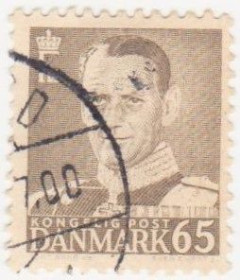 Балтійські країни Балтийские страны ^/--/^ Дания   1952 г. №  341 гашеная ^_^^^ Данія 1952 р. No 341 гашена - фото фото фото