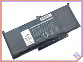 Акумулятори Аккумуляторы ^/--/^ Батарея для DELL F /--/ 3 /--/ YGT Latitude 7280, 7290, 7380, 7390, 7480, 7490, E /--/ 7280, E /--/ 7290, E /--/ 7380, E /--/ 7480 (2 /--/ X /--/ 39 - фото фото фото