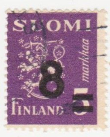 Скандинавія Скандинавия ^/--/^ Финляндия 1946 г. № 331 гашеная ^_^^^ Фінляндія 1946 р. No 331 гашена - фото фото фото