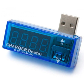 Інший вимірювальний інструмент Другой измерительный инструмент ^/--/^ USB-тестер Charger Doctor      (3.5 /--/ V–7 /--/ V, 0–3 /--/ A) - для діагностики зарядок, кабелів та Power Bank ^_^^^ USB-тестер Charger Doctor (3.5 /--/ V-7 /--/ V, 0-3 /--/ A) - для диагностики зарядок, кабелей и Power Bank - фото фото фото