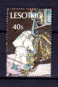 Освоєння космосу Освоение космоса ^/--/^ Космос  . Лесото  1981 г MNH  высадка на Луну ^_^^^ Лесото 1981 MNH висадка на Місяць - фото фото фото