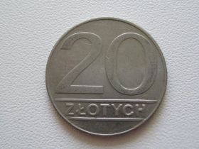 - року - года ^/--/^ Польша 20 злотых 1989 года #10437 ^_^^^ Польща 20 злотих 1989 #10437 - фото фото фото