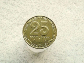 Обігові Обиходные ^/--/^ 25 копійок 2013 рік Україна  (524+) ^_^^^ 25 копеек 2013 года Украина (524+) - фото фото фото