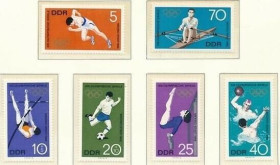 Інше Другое ^/--/^ ГДР Спорт футбол гимнастика 1968 ^_^^^ НДР Спорт футбол гімнастика 1968 - фото фото фото