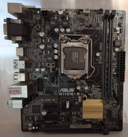 Материнські плати Материнские платы ^/--/^ Материнська плата ASUS H /--/ 110 /--/ M-R  (s /--/ 1151) б/в неробоча  код.6555 - фото фото фото