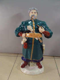 Статуетки, Скульптури, Фігурки, Фарфор Статуэтки, Скульптуры, Фигурки, Фарфор ^/--/^ Фигура фарфор статуэтка Барановка козак Тарас Бульба с люлькой большой казак высота 38 см №134 ^_^^^ Фігура фарфор статуетка Баранівка козак Тарас Бульба з люлькою великий козак висота 38 см No /--/ 134 - фото фото фото