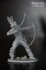 Фігурки, солдатики Фигурки, солдатики ^/--/^ индеец с луком 55-60 /--/ мм JEAN HOEFLER ФРГ ^_^^^ індіанець з луком 55-60 /--/ мм JEAN HOEFLER ФРН - фото фото фото