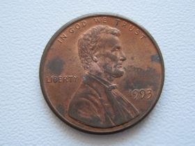 Обігові Обиходные ^/--/^ США 1 цент 1993 года 21511 ^_^^^ США 1 цент 1993 року 21511 - фото фото фото