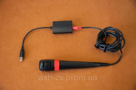 Комплектуючі Комплектующие ^/--/^ Мікрофон та адаптер SingStar SCEH-0001 для Playstation 2 ^_^^^ Микрофон и адаптер Singstar SCEH-0001 для Playstation 2 - фото фото фото