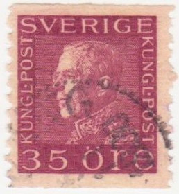 Скандинавія Скандинавия ^/--/^ Швеция 1929 г. № 208 гашеная ^_^^^ Швеція 1929 р. No 208 гашена - фото фото фото