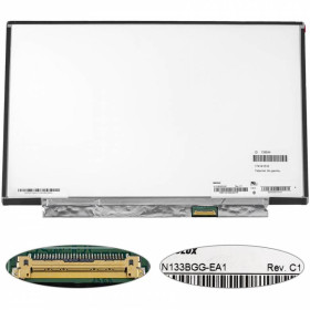 Матриці Матрицы ^/--/^ Матрица 13.3&amp;quot; N /--/ 133 /--/ BGG-EA /--/ 1 (1366*768, 30 /--/ pin(eDP), LED, SLIM(без планок и ушек), матовая, разъем  ^_^^^ Матриця 13.3&amp;quot; N /--/ 133 /--/ BGG-EA /--/ 1 (1366*768, 30 /--/ pin(eDP), LED, SLIM(без планок і вушок), матова, роз'єм - фото фото фото