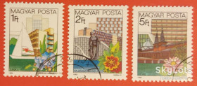Угорщина Венгрия ^/--/^ Венгрия 1983 туризм курорты Mi 3647-3649 ^_^^^ Угорщина 1983 туризм курорти Mi 3647-3649 - фото фото фото