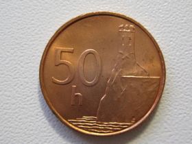 Словаччина Словакия ^/--/^ Словакия 50 геллеров 2007 года 34519 ^_^^^ Словаччина 50 геллерів 2007 року 34519 - фото фото фото