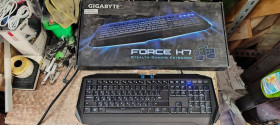 Клавіатури Клавиатуры ^/--/^ Игровая клавиатура с подсветкой Gigabyte GK-Force K /--/ 7 USB № 24140511 ^_^^^ Ігрова клавіатура з підсвічуванням Gigabyte GK-Force K /--/ 7 USB No 24140511 - фото фото фото