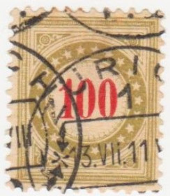 Швейцарія Швейцария ^/--/^ Швейцария 1883 г. № 21 гашеная ^_^^^ Швейцарія 1883 р. No 21 гашена - фото фото фото