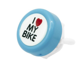 Велозамки, сигналізації Велозамки, сигнализации ^/--/^ Звонок Spencer I Love my Bike синий (DZW /--/ 031) - фото фото фото
