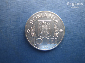 Румунія Румыния ^/--/^ Монета 10 лей Румыния 1995 ФАО 50 лет ^_^^^ Монета 10 лей Румунія 1995 ФАО 50 років - фото фото фото