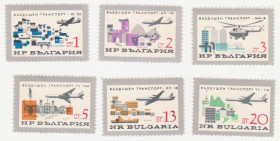 Балканський півострів Балканский полуостров ^/--/^ Болгария 1965 г № 1579‑1584 ** серия ^_^^^ Болгарія 1965 р No 1579-1584 ** серія - фото фото фото