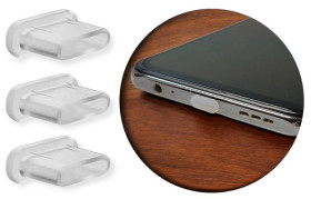 Навушники Наушники ^/--/^ Заглушка USB Type-C захисна силіконова кришка від пилу вологи бруду для телефонів гаджетів біла напі ^_^^^ Заглушка USB Type-C защитная силиконовая крышка от пыли влаги грязи для телефонов гаджетов белая напи - фото фото фото