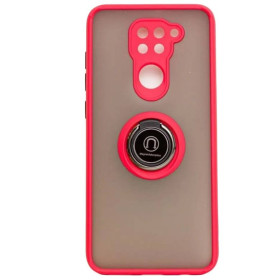 Чохли, бампера Чехлы, бампера ^/--/^ Чохол Fiji Colorframe для Xiaomi Redmi Note 9 матовий бампер з кільцем підставкою Red ^_^^^ Чехол Fiji Colorframe для Xiaomi Redmi Note 9 матовый бампер с кольцом подставкой Red - фото фото фото