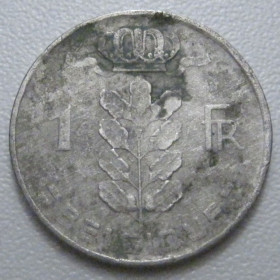 Бельгія Бельгия ^/--/^ Бельгія 1 франк 1952 року Belgique 42544 ^_^^^ Бельгия 1 франк 1952 года Belgique 42544 - фото фото фото