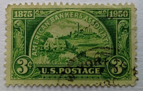 Північна Америка Северная Америка ^/--/^ США 1950 Ассоциация американских банков, гашеная ^_^^^ США 1950 Асоціація американських банків, гашена - фото фото фото