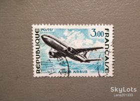 Транспорт Транспорт ^/--/^ Франция Транспорт Самолет 1973 ^_^^^ Франція Транспорт Літак 1973 - фото фото фото