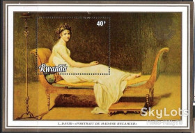 Мистецтво Искусство ^/--/^ Руанда 1982 искусство живопись Давид Mi блок 96 /--/ А MNH ^_^^^ 1982 — мистецтво живопис Давид Mi блок 96 /--/ А MNH - фото фото фото