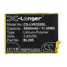 Акумулятори Аккумуляторы ^/--/^ Батарея Lenovo BL /--/ 295 (X-Longer CS-LVK /--/ 520 /--/ SL) 3000 mAh - фото фото фото