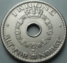 Норвегія Норвегия ^/--/^ Норвегия 1 крона 1939 состояние  VF=1,5$ XF=9$   ( цены по &amp;quot;Краузе&amp;quot; 2005 /--/ г. для справки) 11/30 /--/ р /--/ 00 ^_^^^ Норвегія 1 крона 1939 VF=1,5$ XF=9$ ( ціни по &amp;quot; Краузе&amp;quot; 2005 /--/ р. для довідки) 11/30 /--/ р /--/ 00 - фото фото фото