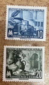 НДР, ФРН ГДР, ФРГ ^/--/^ (S) Німеччина 1955 р.     (S)* ^_^^^ (S) Германия 1955 (S)* - фото фото фото