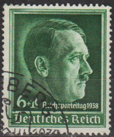Третій Рейх (-) Третий Рейх (-) ^/--/^ 1938 - Рейх - Партз&amp;apos;їзд в Нюрнберзі Mi.672 _5,50 € _ гаш ^_^^^ 1938 - Рейх - Партс&amp;apos;езд в Нюрнберге Mi.672 _5,50 € _ гаш - фото фото фото