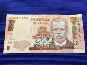 Нігерія Нигерия ^/--/^ Малави 500 Квача   2020 г.  UNC ^_^^^ Малаві 500 Квача 2020 - фото фото фото